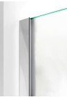 PARAVAN DUS MAT FULL INOX PROFIL