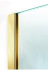 PARAVAN DUS FLOAT FULL INOX AURIU PROFIL