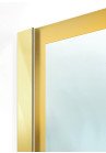 PARAVAN DUS FLOAT FULL INOX AURIU PROFIL