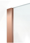 PARAVAN DUS FLOAT FULL INOX COPPER PROFIL