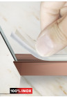 PARAVAN DUS FLOAT FULL INOX COPPER