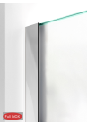 PARAVAN DUS MAT FULL INOX PROFIL