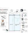 PARAVAN DUS GRI FULL INOX SCHITA