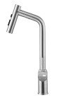 Robinet cu cap extractibil si jet de apa inox