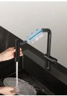 Baterie cu cap extractibil negru