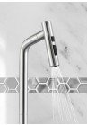 Baterie cu cap extractibil inox
