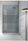 PARAVAN DUS GRI FULL INOX