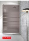PARAVAN DUS BRONZ FULL INOX