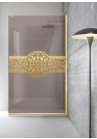 PARAVAN DUS BRONZ FULL INOX AURIU