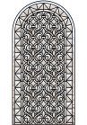 Vitraliu desenat pe sticla catedral