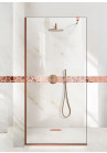 PARAVAN DUS FLOAT FULL INOX COPPER