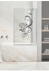 Paravan cada, model Swirly, culoare decor: antracit