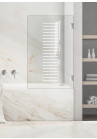 Paravan cada, model Milano, culoare decor: alb