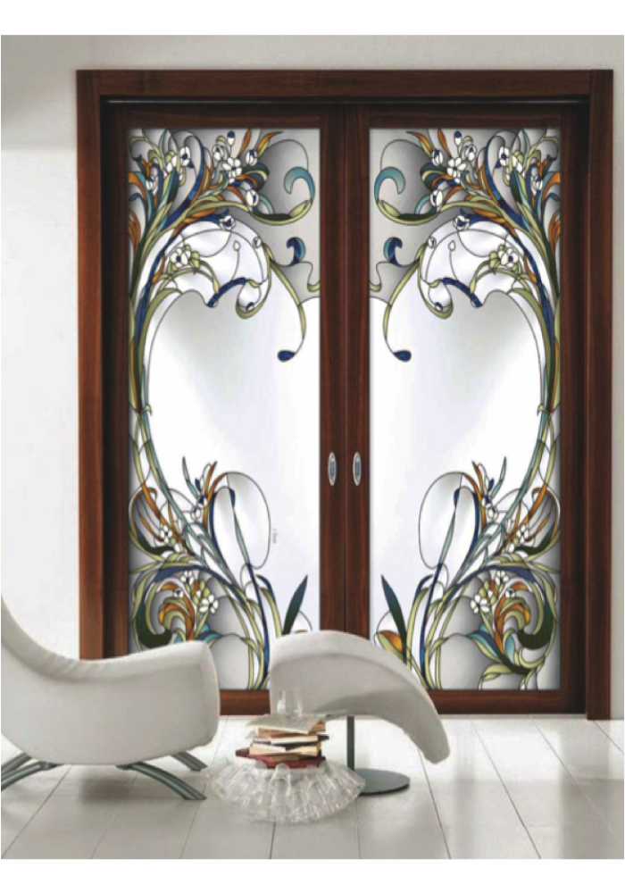 Geam Decorativ Pentru Usa Interioara Provence