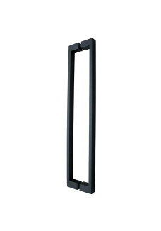 Maner H ax 600 mm INOX - negru mat